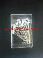 Ace cu gamalie din perle albe - imagine 2