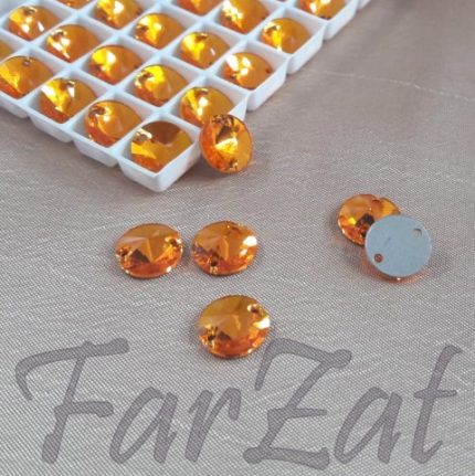 Cristale Swarovski rotunde 10 mm SUN (248)