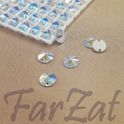 Cristale Swarovski rotunde 10 mm Aurora boreala