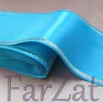 Panglica dublu saten brodata 6 cm - imagine 8