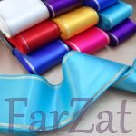 Panglica dublu saten brodata 6 cm