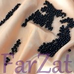 Margele sticla rotunde de 4 mm - Negru