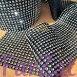 Banda strasuri oglinda - 18 randuri