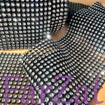 Banda strasuri oglinda - 18 randuri - imagine 4