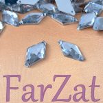 Pietre de cusut romb de 18 x 11 mm cod 96 - imagine 2