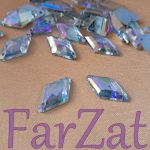 Pietre de cusut romb de 18 x 11 mm cod 96 - imagine 3