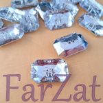 Nasturi  dreptunghiulari  35 x 23 mm cod 17 - imagine 2