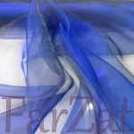 Organza tesatura - Albastu cerneala - imagine 3