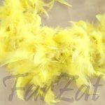 Fular cu pene galben