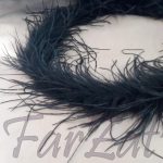 Fular (esarfa) pene strut negru - imagine 3