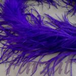 Fular (marabu) pene de strut mov