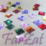 Pietre de cusut patrate de 14 mm cod 4