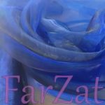 Organza tesatura - Albastu cerneala