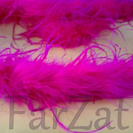 Fular ( marabu ) din pene strut ciclam