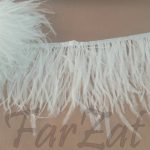 Banda din pene de strut ivoire