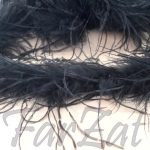 Fular (esarfa) pene strut negru - imagine 4