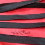 Elastic negru de 0,8 cm