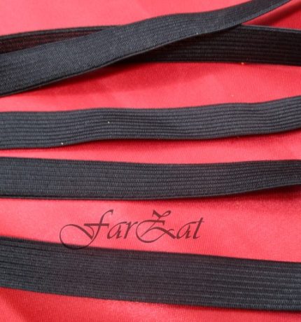 Elastic negru de 0,8 cm