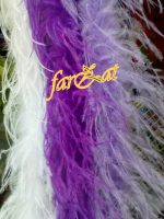 Fular din pene strut - imagine 3