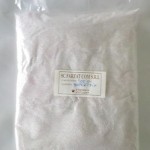 Sclipici praf ( glitter ) de culoare alb AB