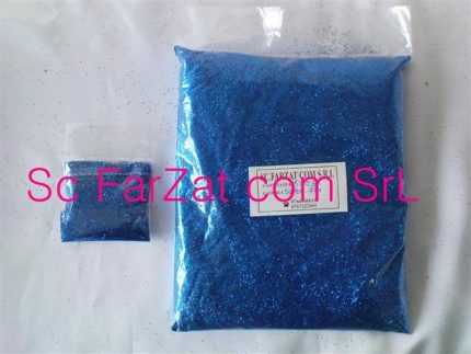 Sclipici pulbere albastru