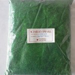 Sclipici praf de culoare verde