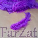 Pene decorative mov deschis - imagine 2