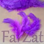 Pene decorative mov deschis