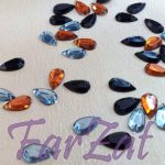 Pietre de cusut lacrima de 7 x 12 mm cod 24