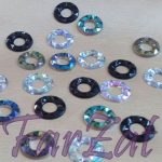 Pietre de cusut rotunde in forma de inel de 21mm cod 34 - imagine 3