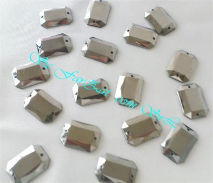 Pietre de cusut dreptunghi de 10x14mm cod 46