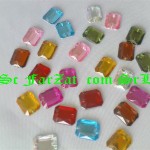 Pietre de cusut dreptunghi de 8 x 10 mm cod 14