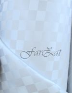 Tesatura damasc alb - imagine 2