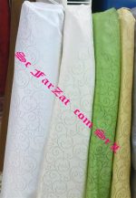 Material brocard alb - model melc - imagine 2