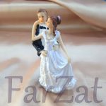 Figurina de tort mire si mireasa cod 17 - imagine 2