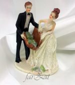 Figurina de tort mire si mireasa cod 25 - imagine 3