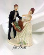 Figurina de tort mire si mireasa cod 25