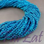 Margele - turcoaz albastru la sirag de 3 mm cod 92
