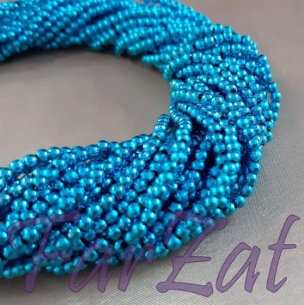 Margele - turcoaz albastru la sirag de 3 mm cod 92