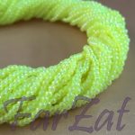 Margele - galben fosforescent la sirag de 3 mm cod 31