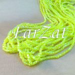 Margele galben fosforescent cu AB la sirag - 4 mm cod 16 - imagine 2