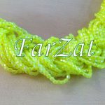 Margele galben fosforescent cu AB la sirag - 4 mm cod 16 - imagine 3