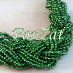 Margele - verde urzica la sirag de 4 mm cod 61