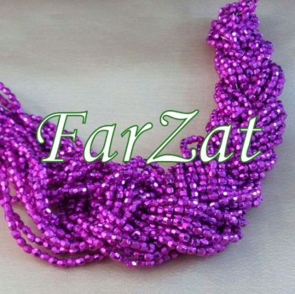 Margele - ciclam la sirag de 4 mm cod 35