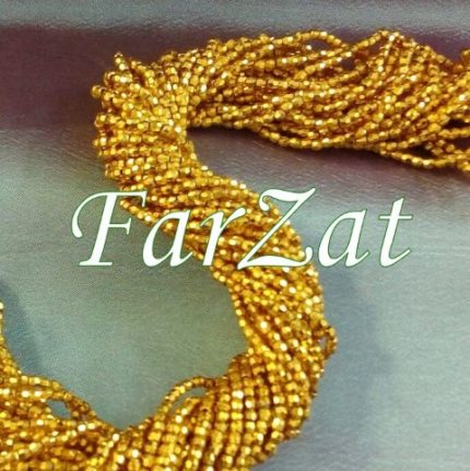 Margele - aurii la sirag de 8 mm cod 114