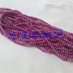 Margele - ciclam la sirag de 4 mm cod 77