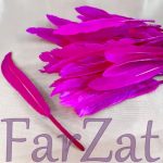 Pene decorative de porumbel - Ciclam - imagine 2