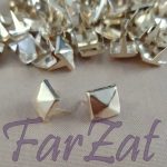 Capse tinte design forma piramida de 8 mm cod 01 - imagine 3