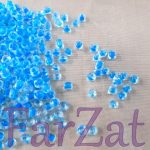 Margele transparente cu miez albastru deschis 4 mm cod 231