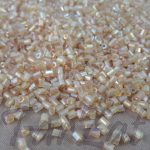 Margele bej cu reflexe 3 mm cod 235 - imagine 3